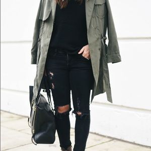 AG Black Ripped Jeans